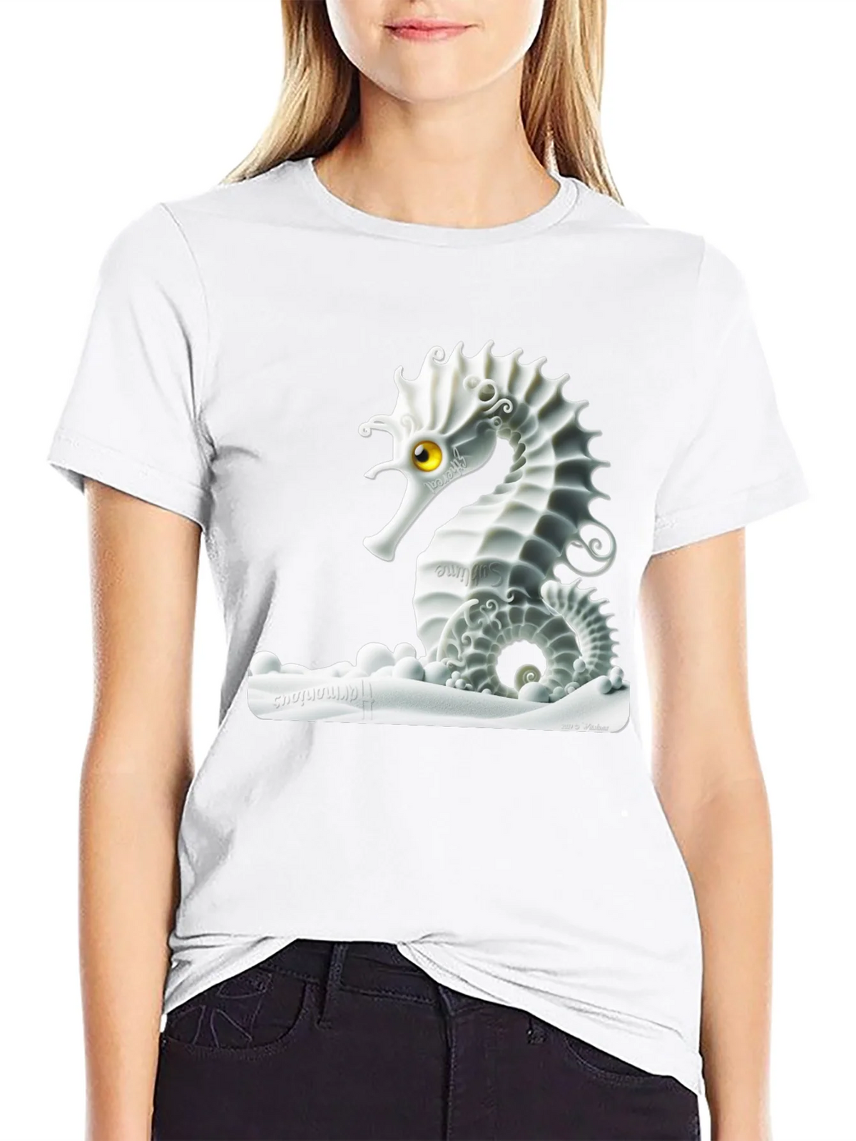 Seahorse Graphic T-Shirt - Unique Design product image 8