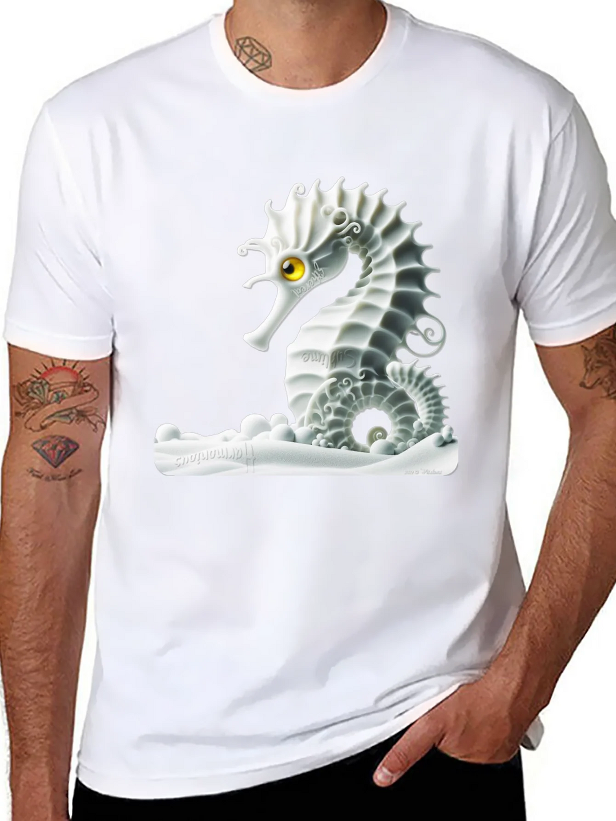 Seahorse Graphic T-Shirt - Unique Design product image 7