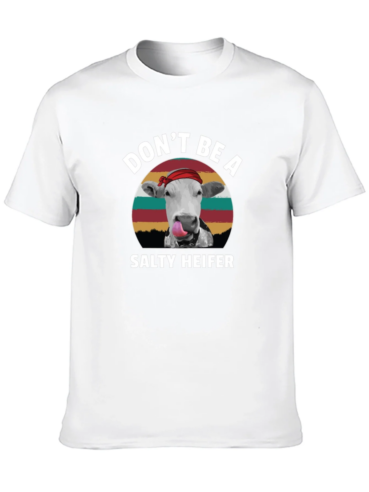 Dont Be A Salty Heifer Black T-Shirt product image 9