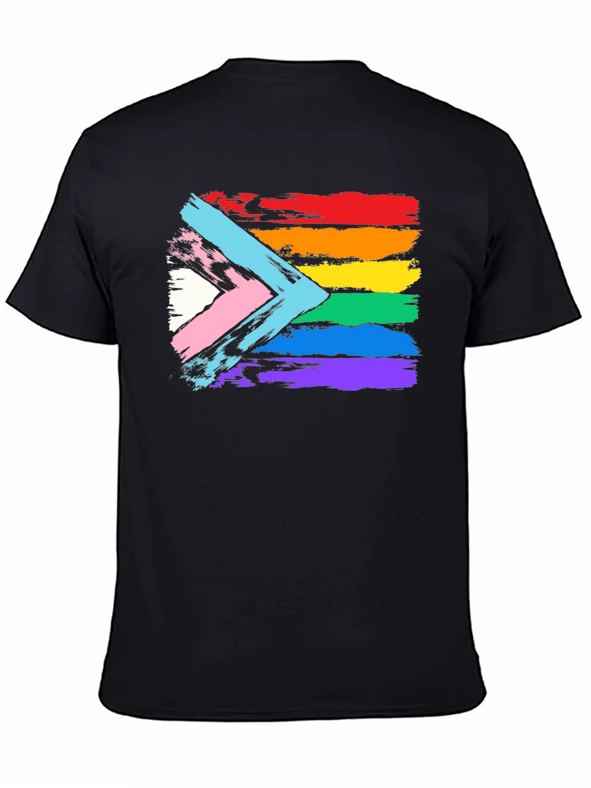 LGBTQ+ Pride Flag Graphic Tee product image 4