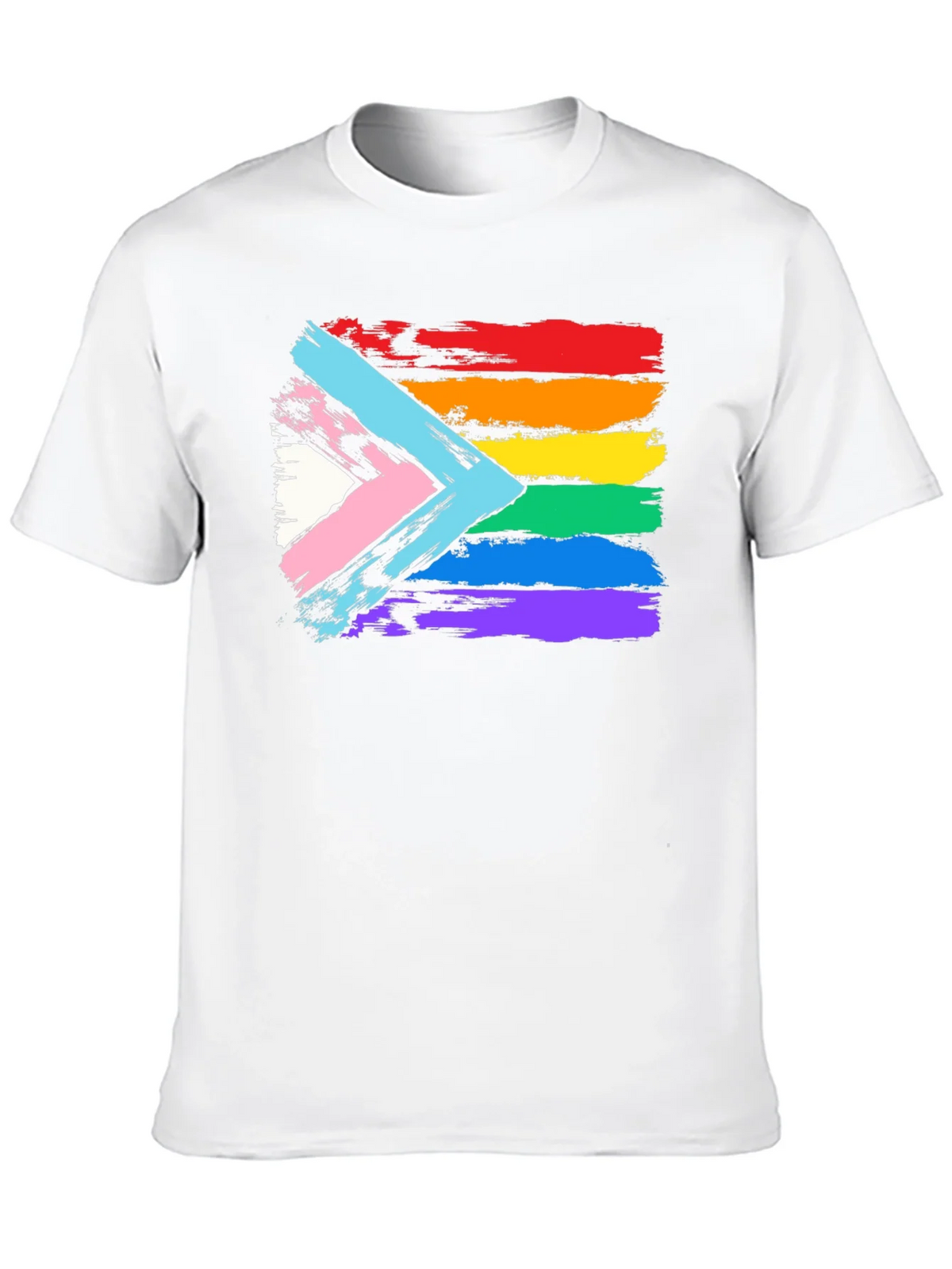 LGBTQ+ Pride Flag Graphic Tee product image 9