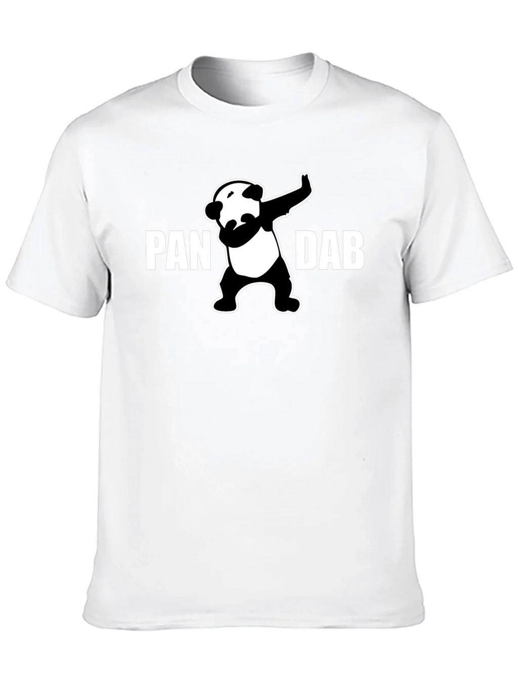 Panda Dab Graphic T-Shirt - Black Crew Neck Tee product image 9