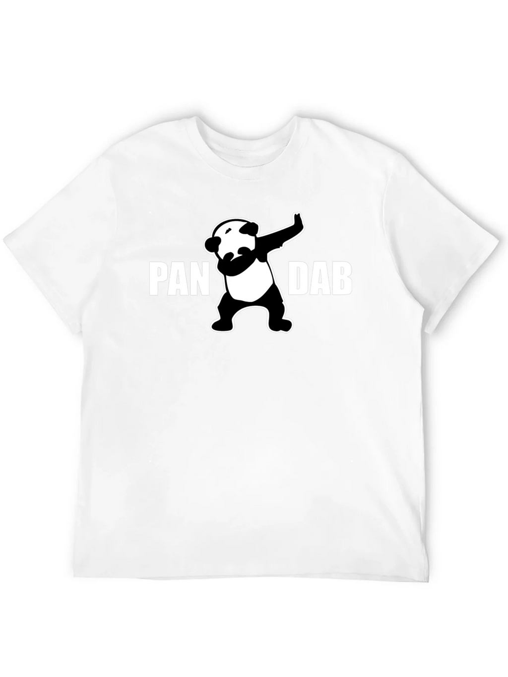 Panda Dab Graphic T-Shirt - Black Crew Neck Tee product image 11