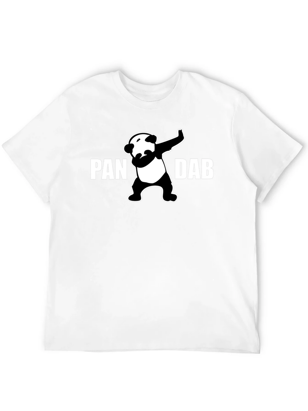 Panda Dab Graphic T-Shirt - Black Crew Neck Tee product image 11