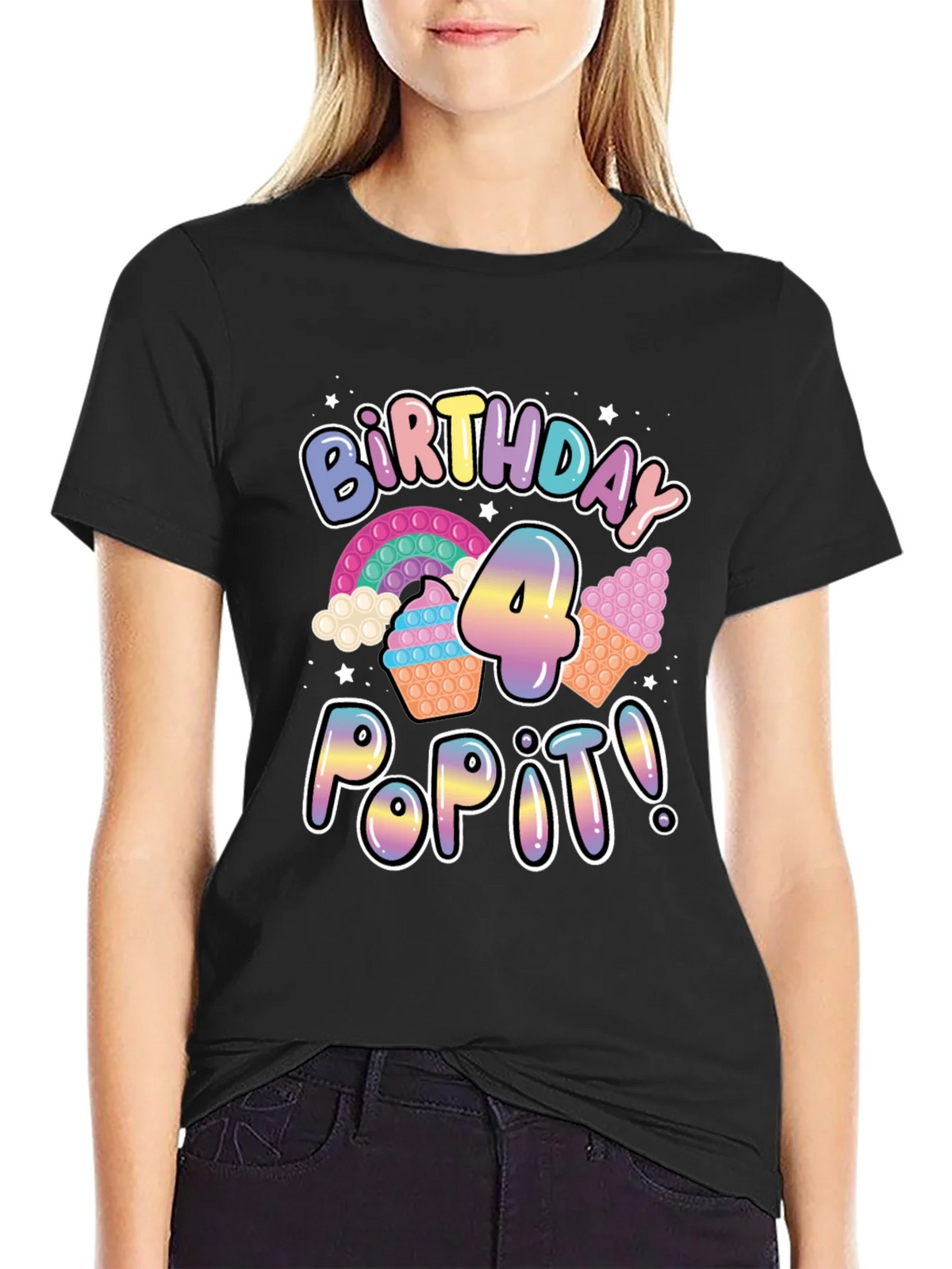 Birthday Pop It! 4 T-Shirt product image 2
