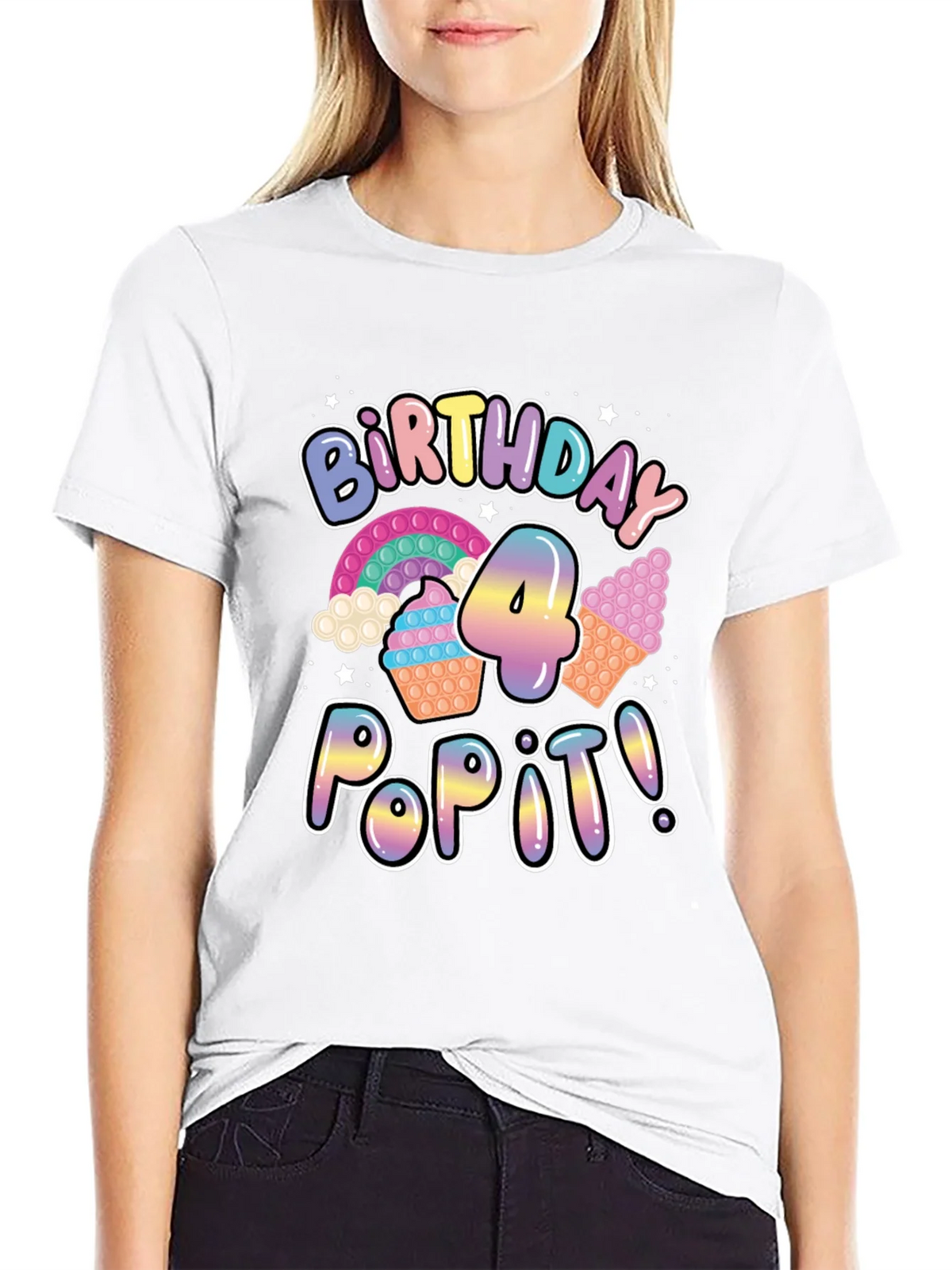 Birthday Pop It! 4 T-Shirt product image 8