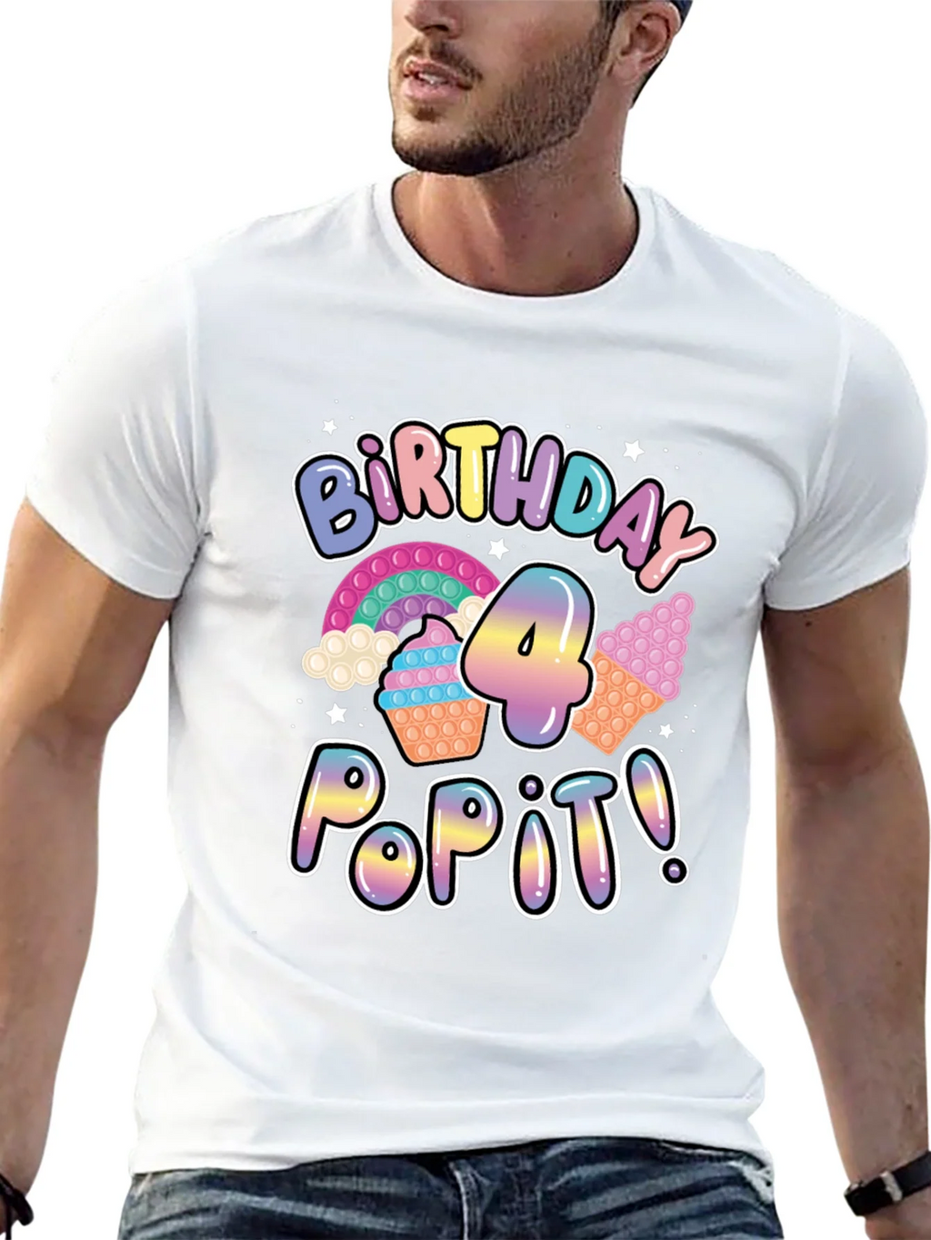 Birthday Pop It! 4 T-Shirt product image 12