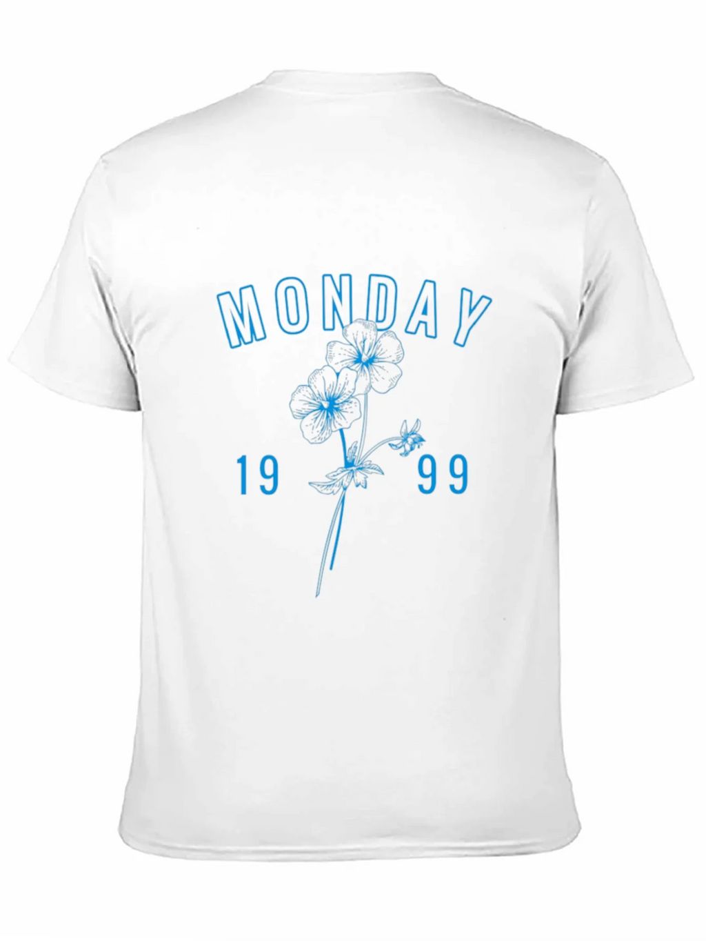 Monday 1999 Floral Graphic Tee - Casual Streetwear product image 9