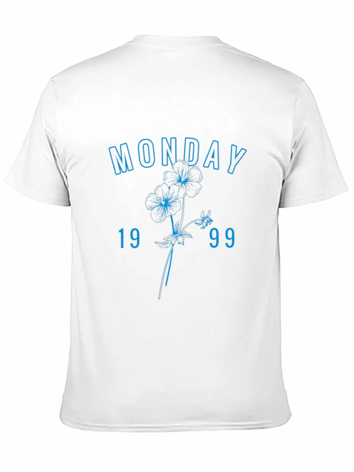 Monday 1999 Floral Graphic Tee - Casual Streetwear product image 9
