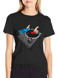 DJ Turntable Graphic T-Shirt product image 1
