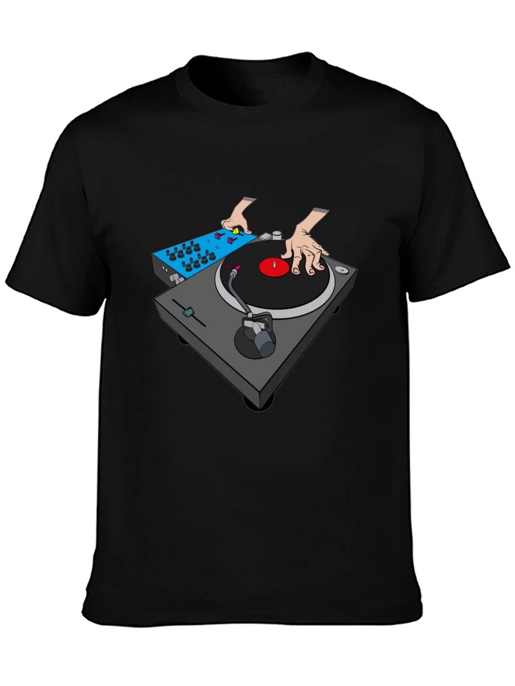DJ Turntable Graphic T-Shirt product image 2
