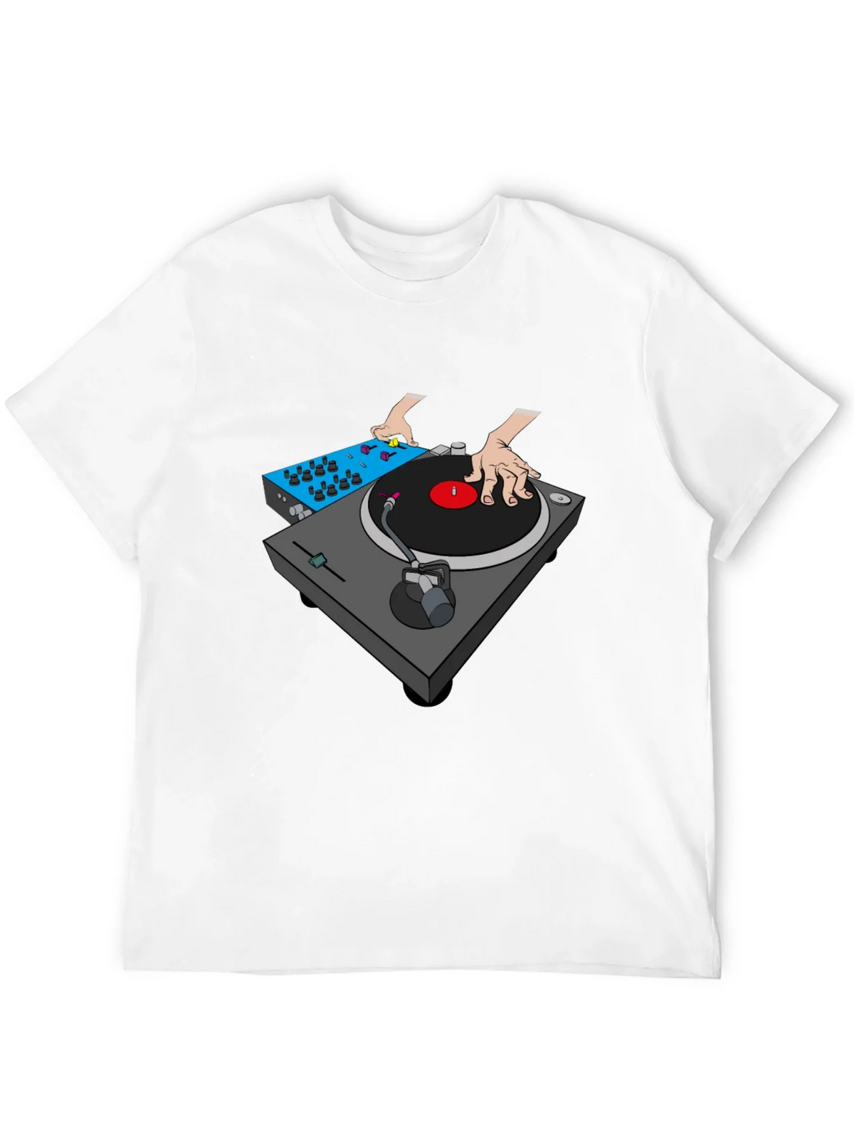 DJ Turntable Graphic T-Shirt product image 4