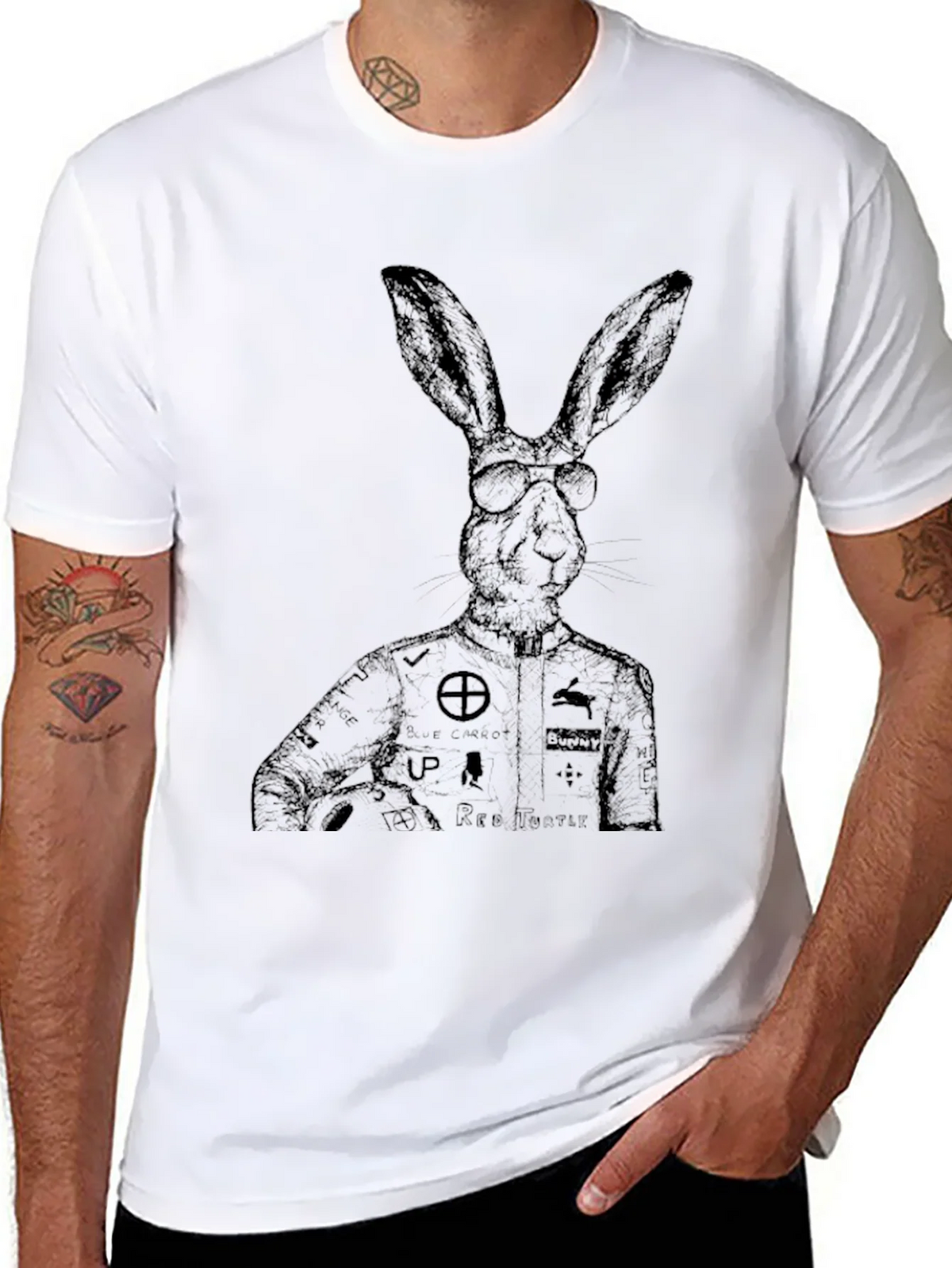Rabbit Racer Graphic T-Shirt - Unique Design product image 7