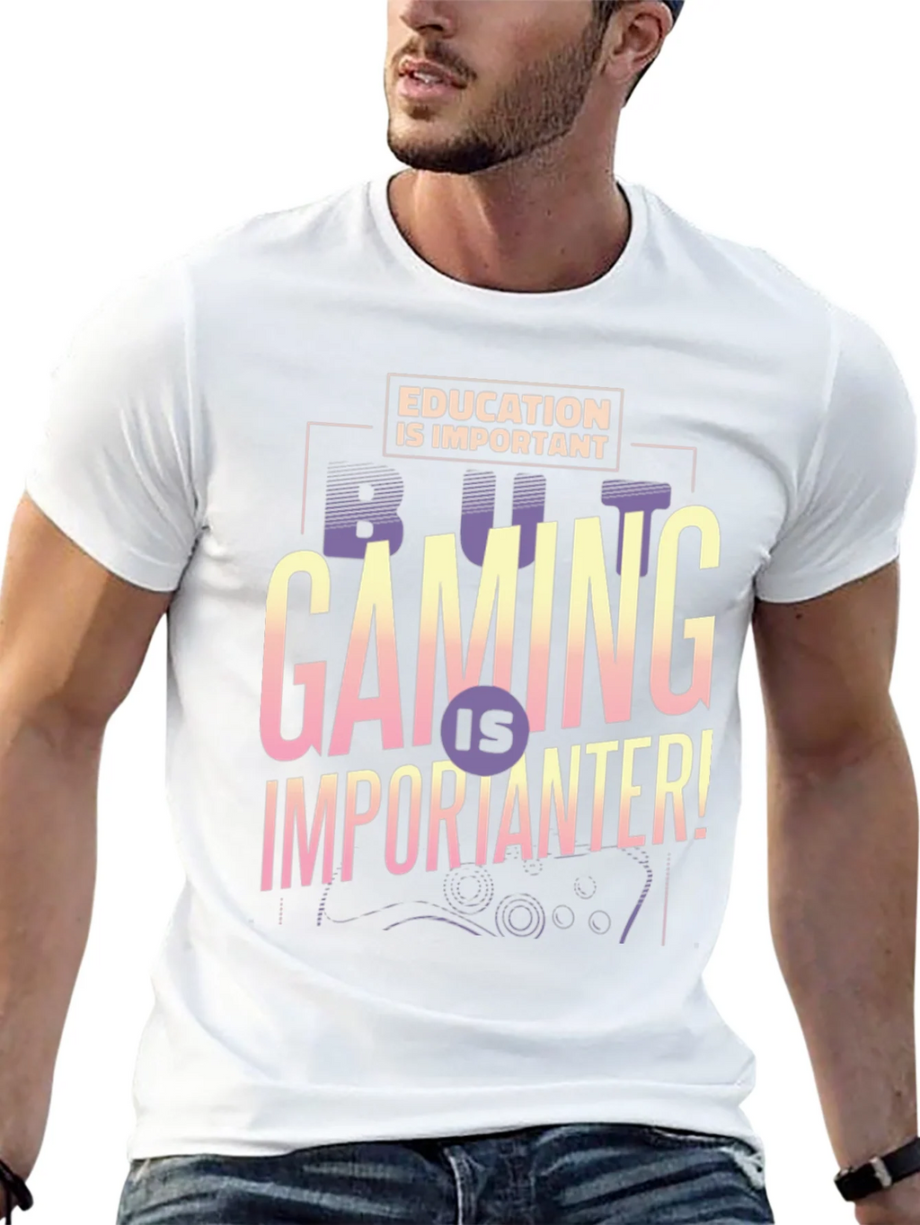 Gaming is Importanter T-Shirt - Gamer Gift product image 12