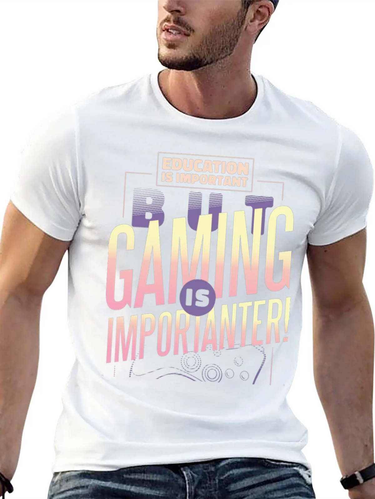 Gaming is Importanter T-Shirt - Gamer Gift product image 12
