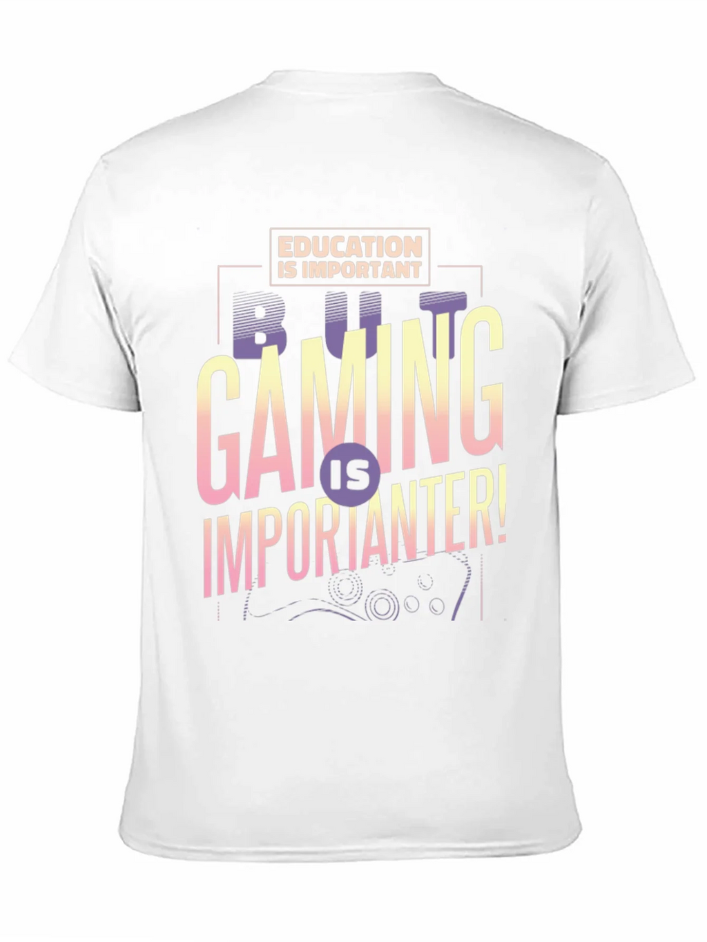 Gaming is Importanter T-Shirt - Gamer Gift product image 10