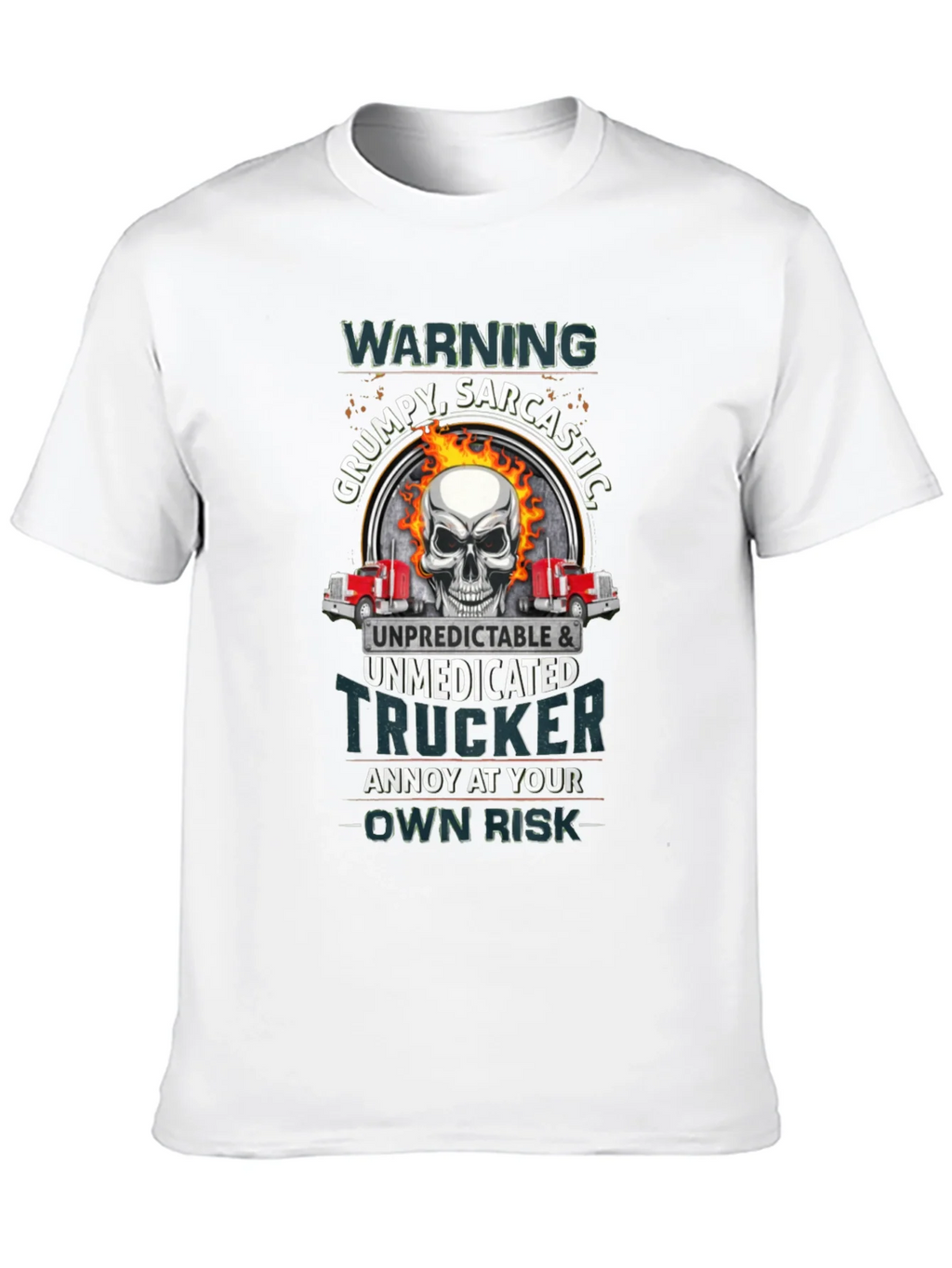Grumpy Sarcastic Trucker T-Shirt product image 9
