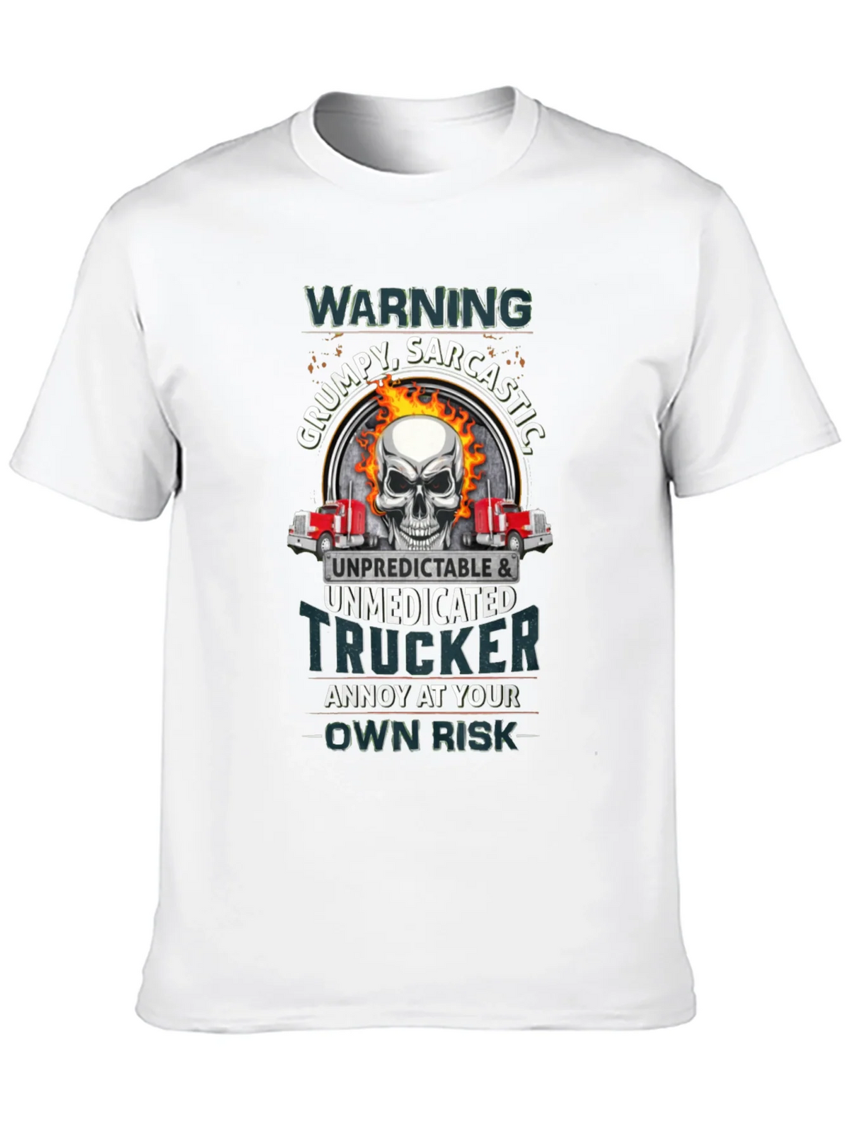 Grumpy Sarcastic Trucker T-Shirt product image 9