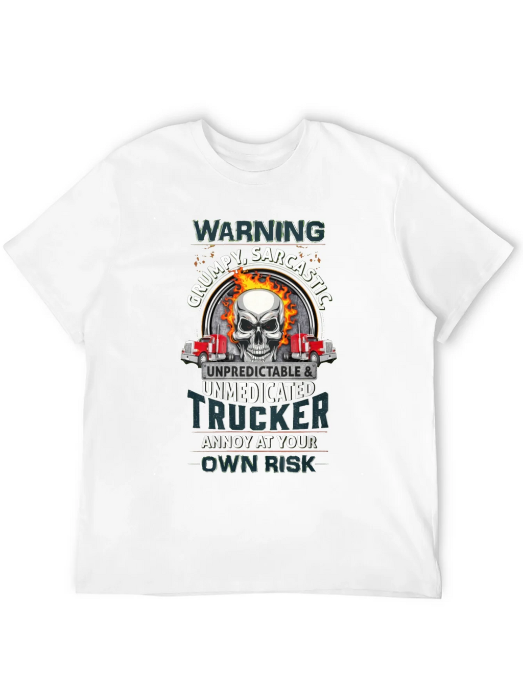Grumpy Sarcastic Trucker T-Shirt product image 11