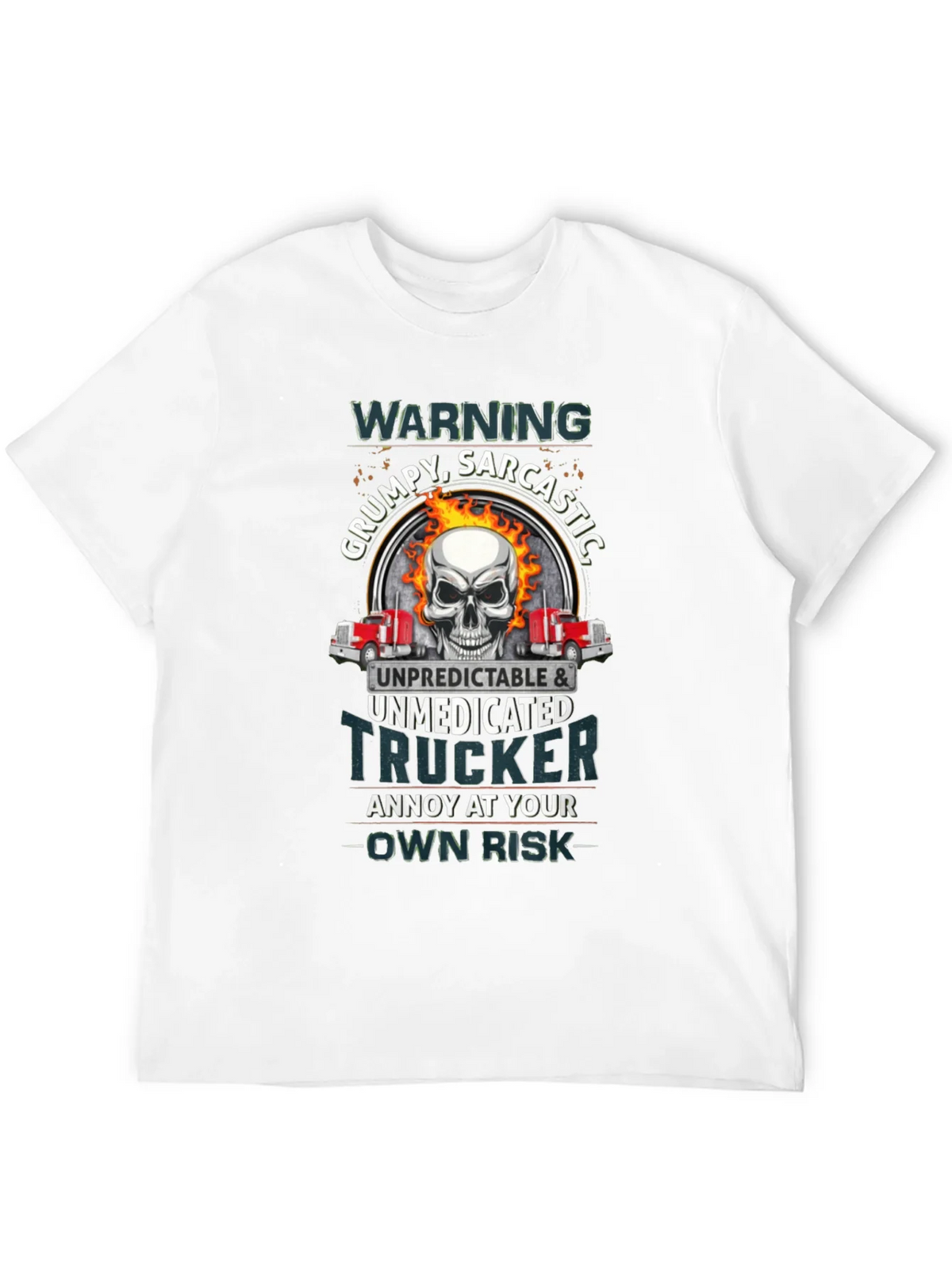 Grumpy Sarcastic Trucker T-Shirt product image 11