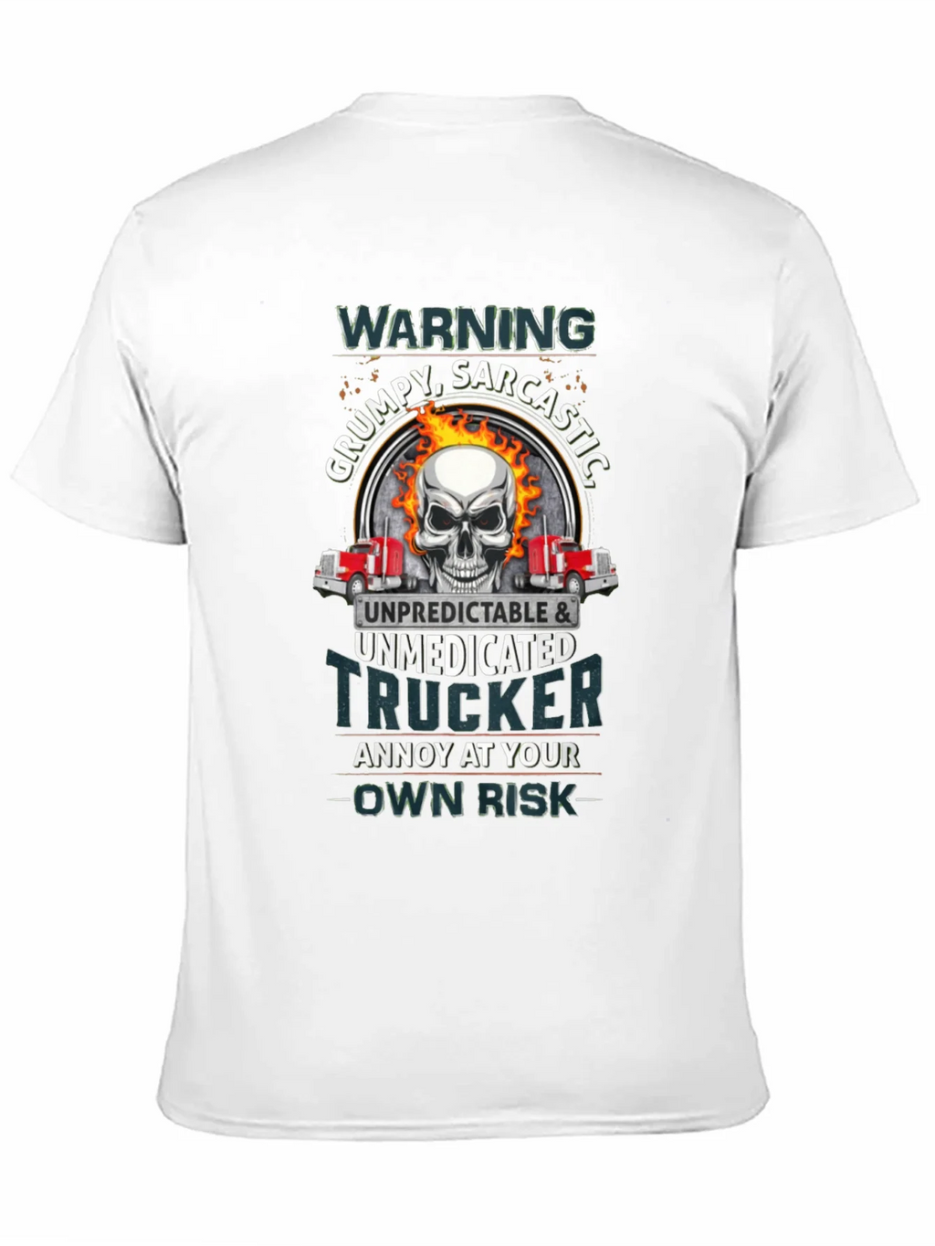Grumpy Sarcastic Trucker T-Shirt product image 10