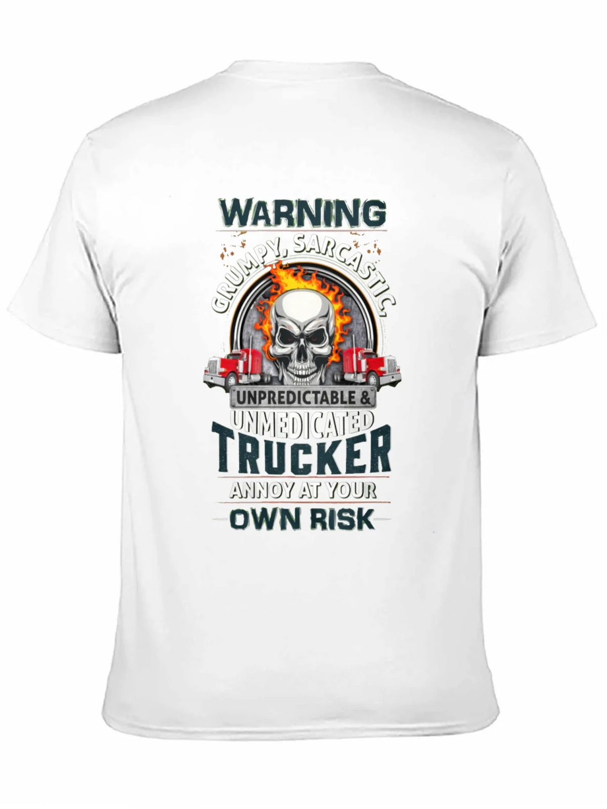 Grumpy Sarcastic Trucker T-Shirt product image 10