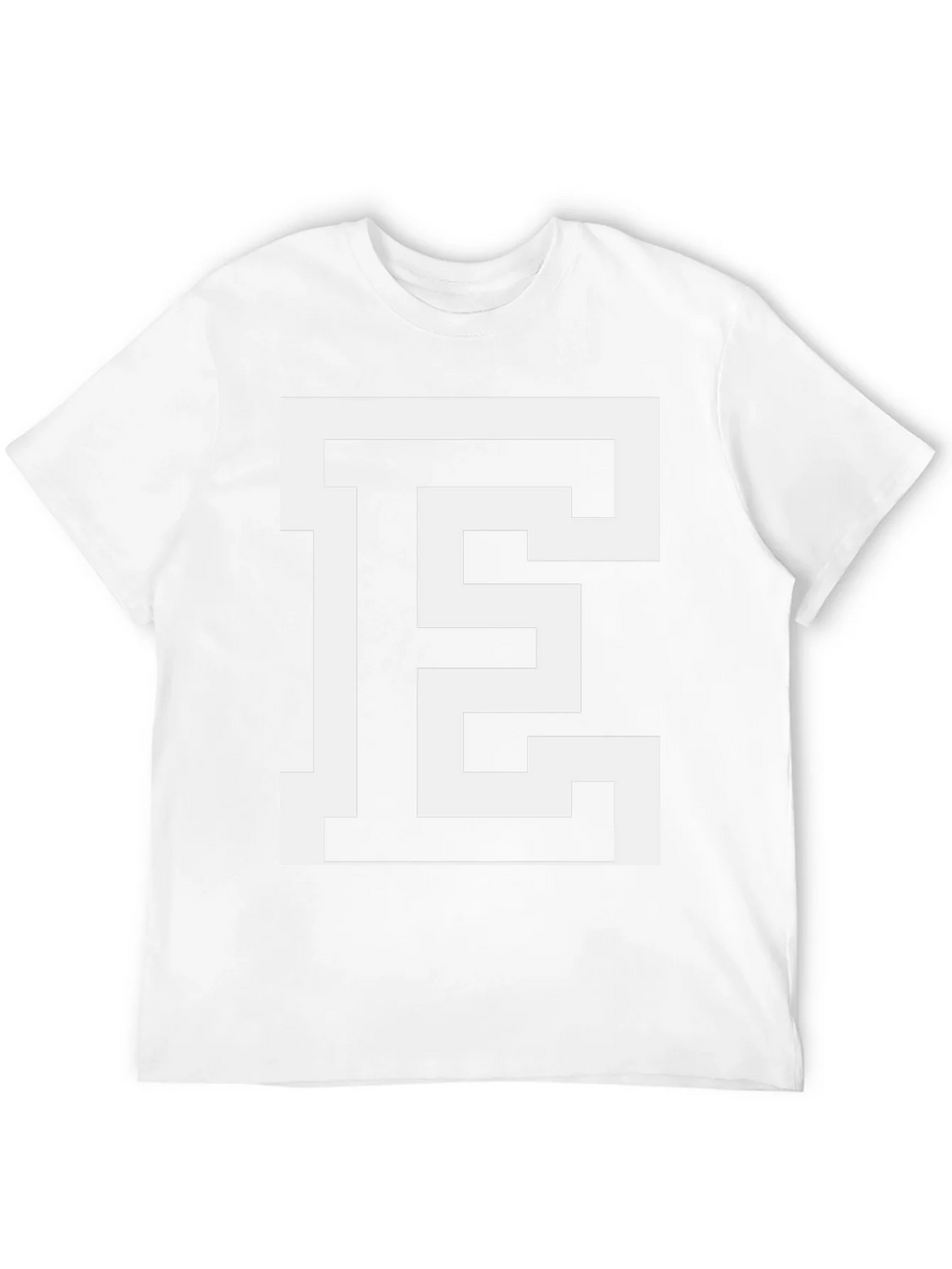 Bold Letter E Graphic Tee - Stylish Black Cotton T-Shirt product image 11