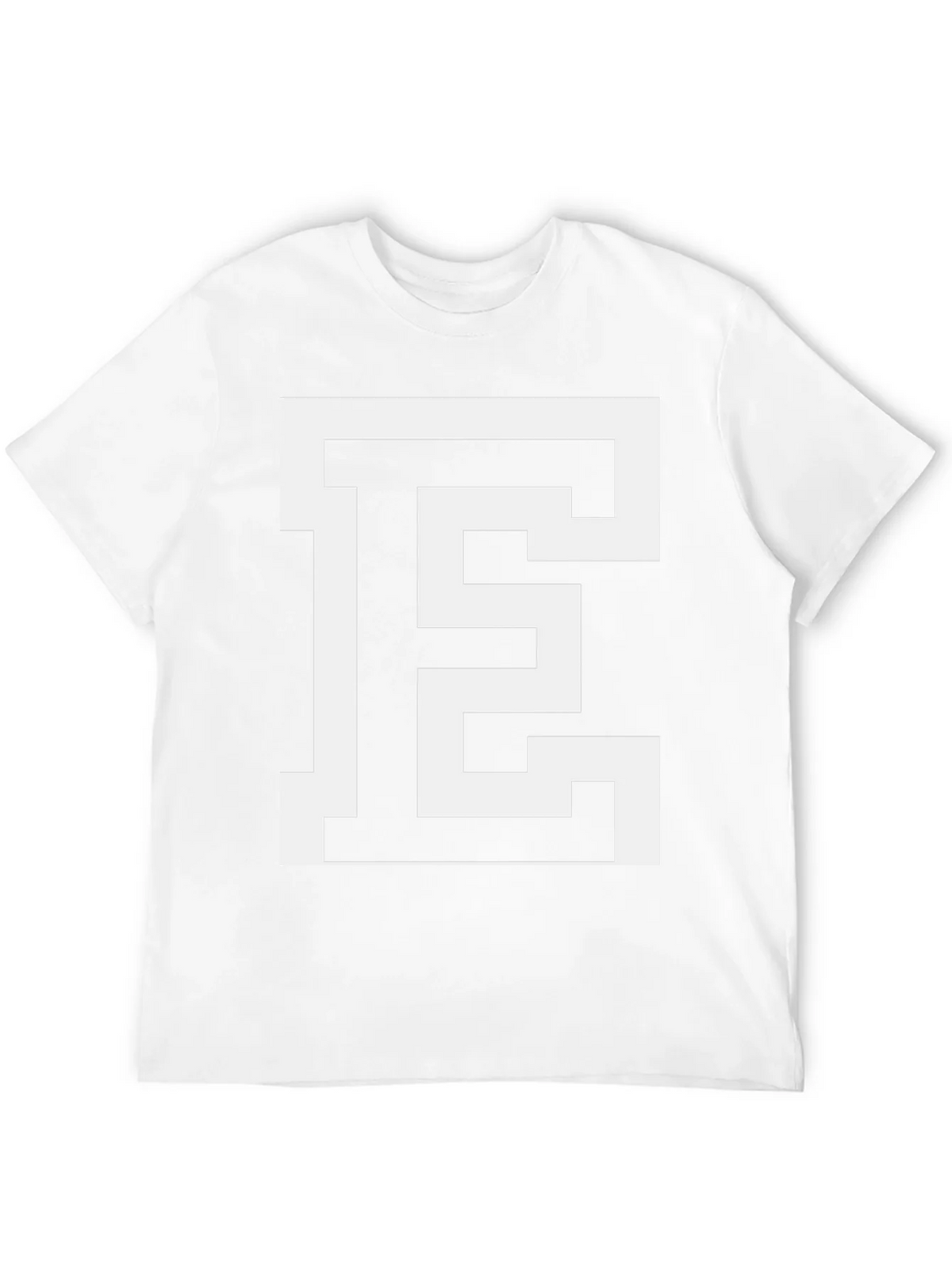 Bold Letter E Graphic Tee - Stylish Black Cotton T-Shirt product image 11