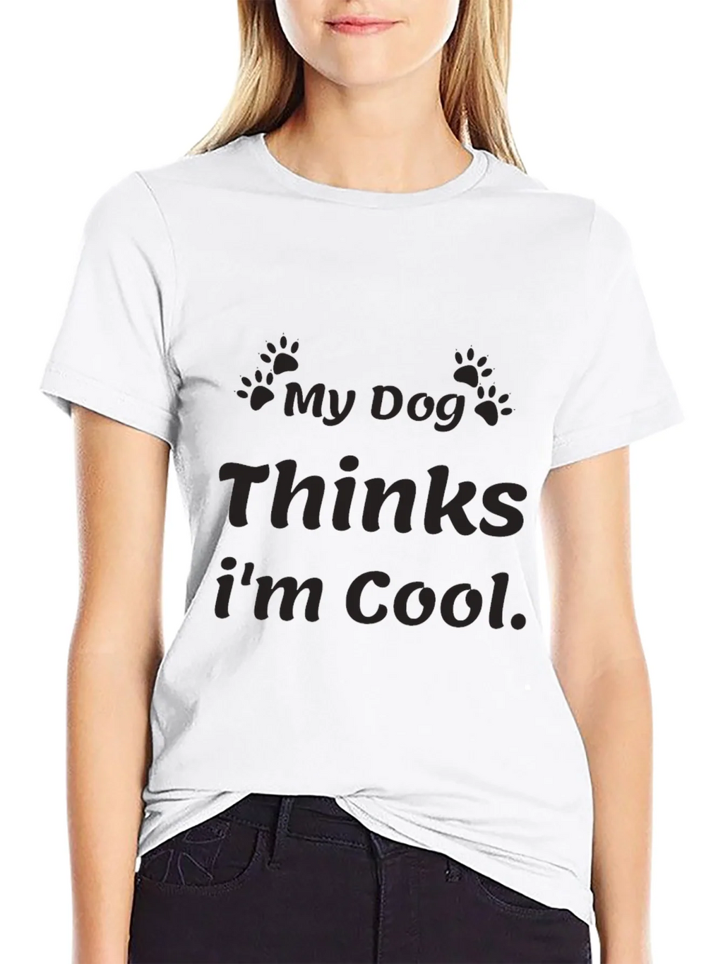My Dog Thinks Im Cool Graphic T-Shirt product image 8