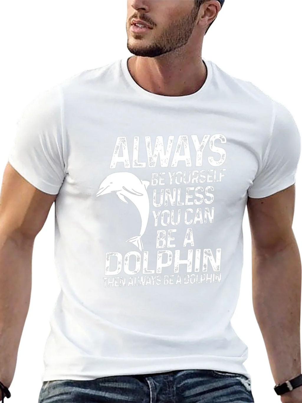 Always Be A Dolphin Graphic T-Shirt product image 12