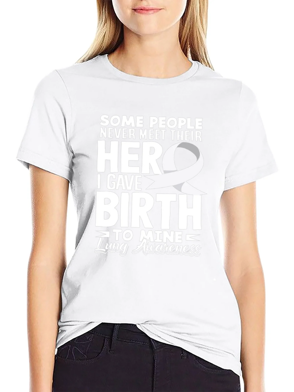 Lung Awareness Hero T-Shirt product image 8