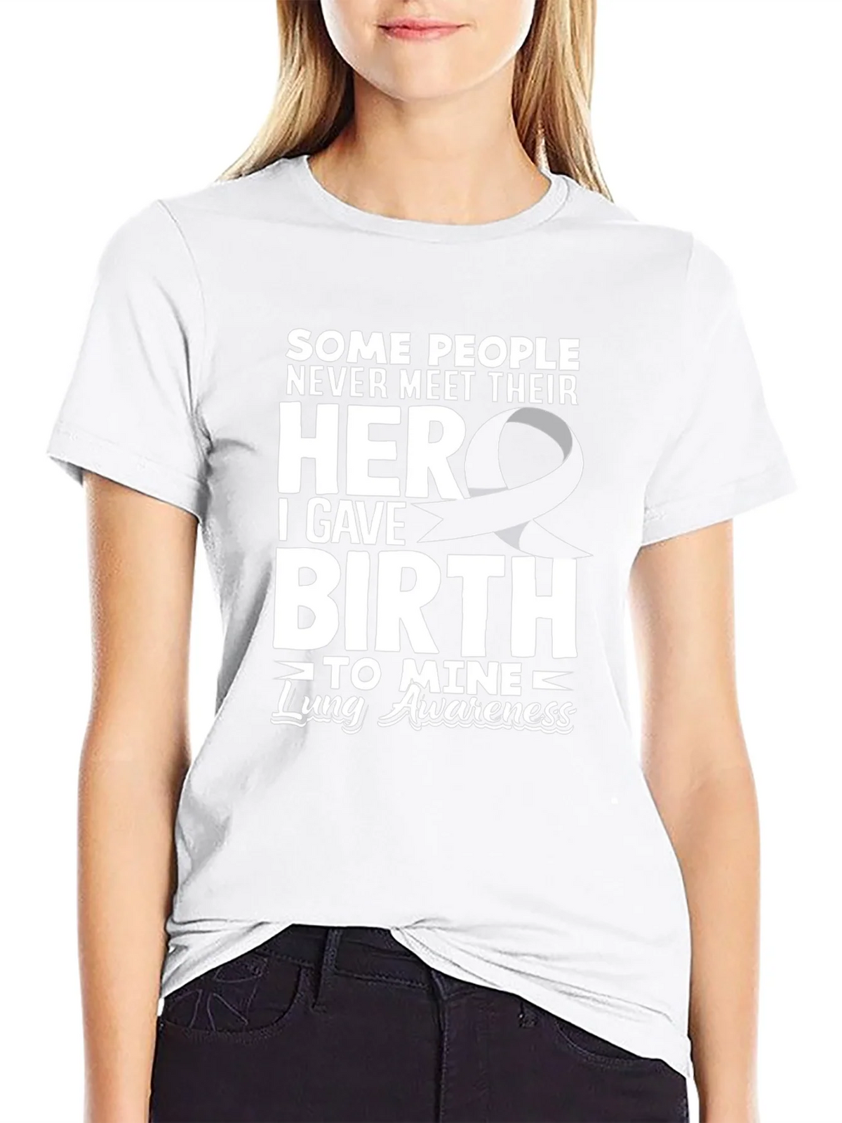 Lung Awareness Hero T-Shirt product image 8