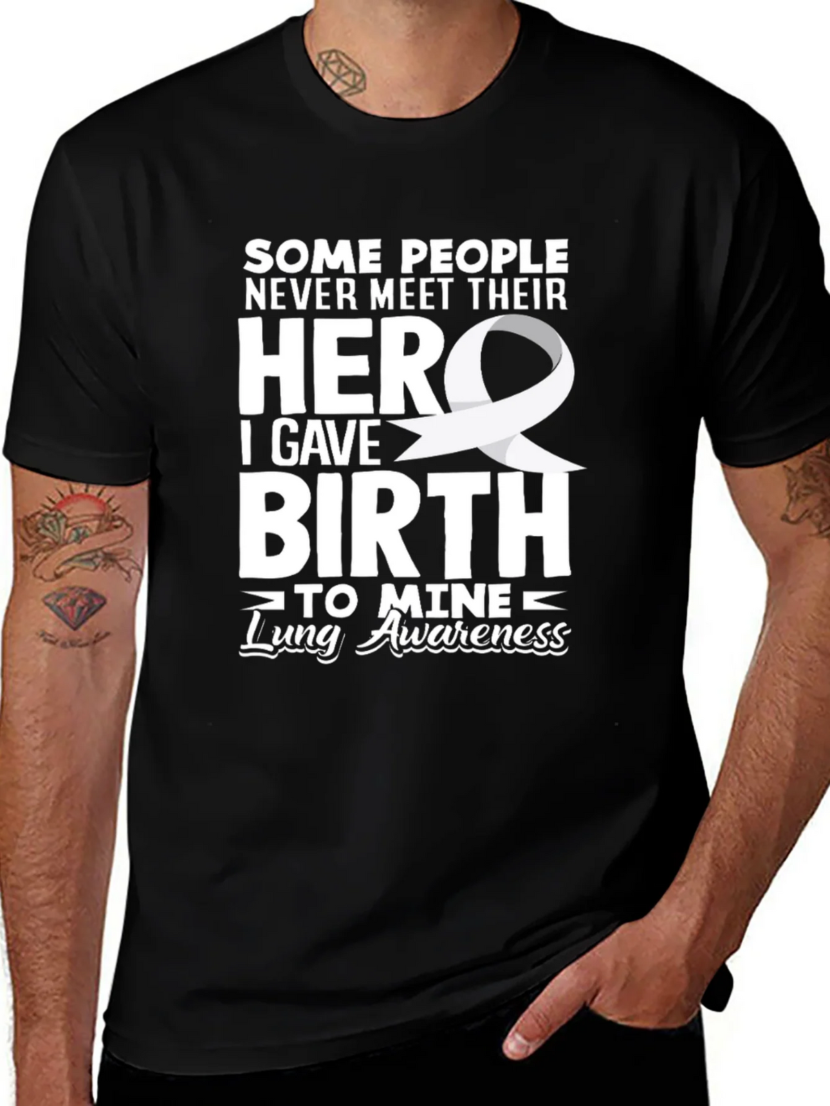 Lung Awareness Hero T-Shirt product image 1
