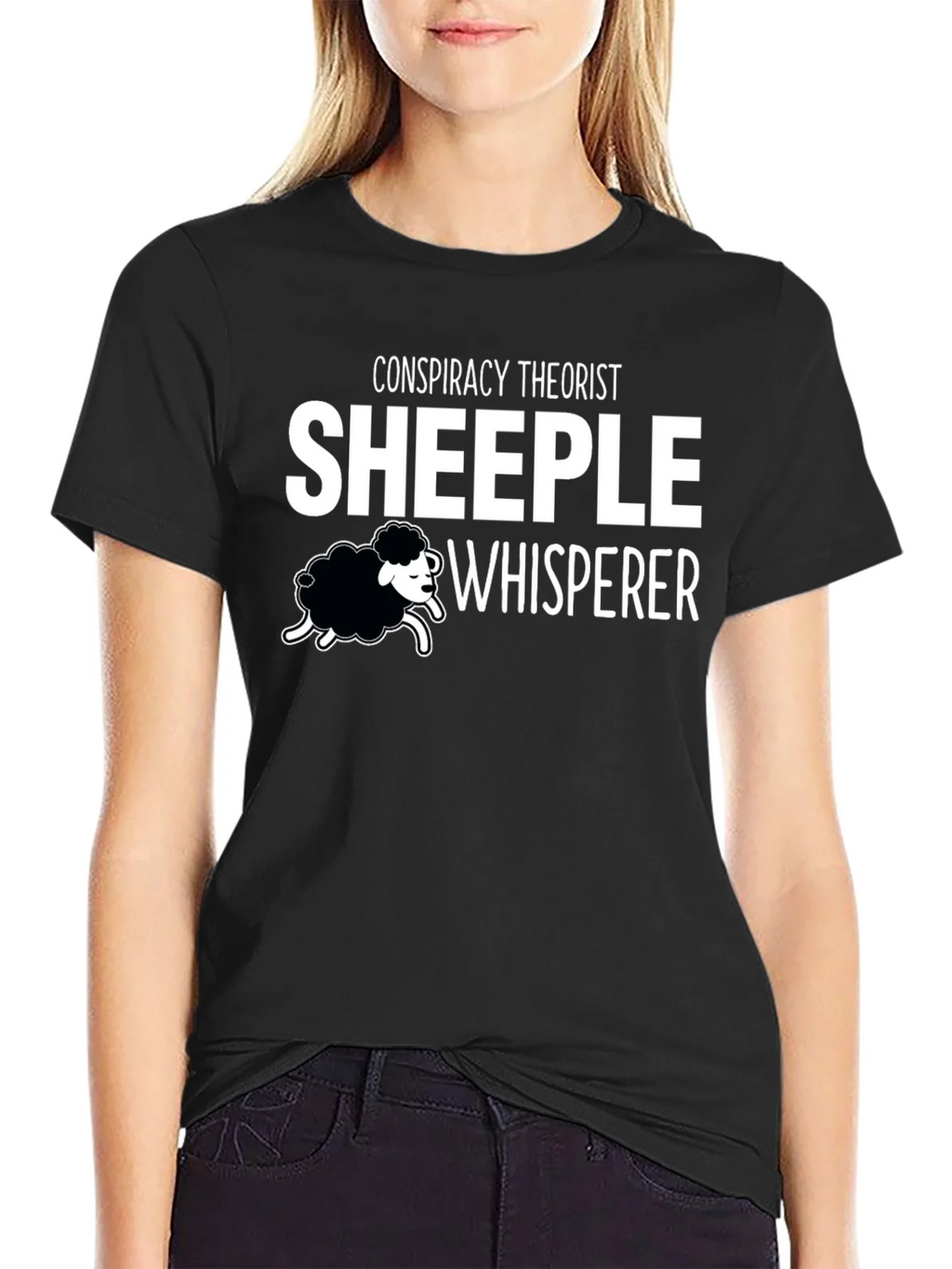 Conspiracy Theorist Sheeple Whisperer T-Shirt product image 2