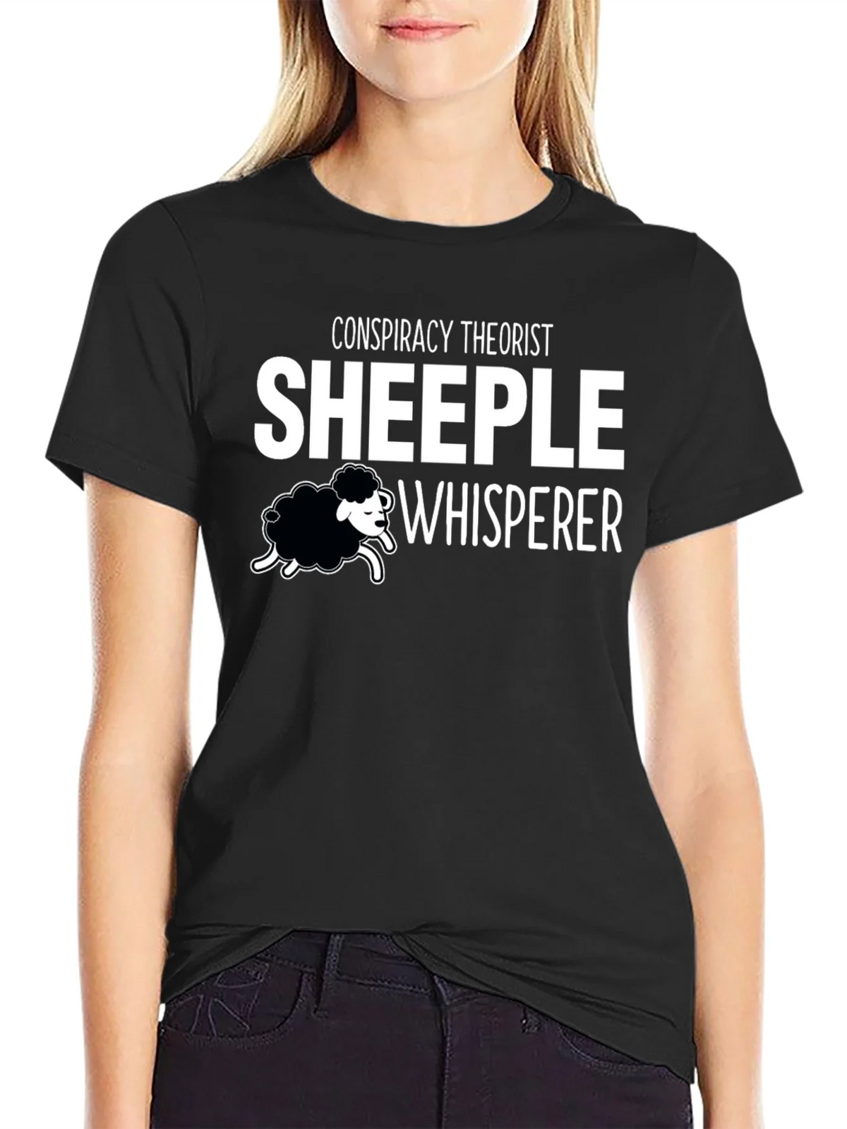 Conspiracy Theorist Sheeple Whisperer T-Shirt product image 2