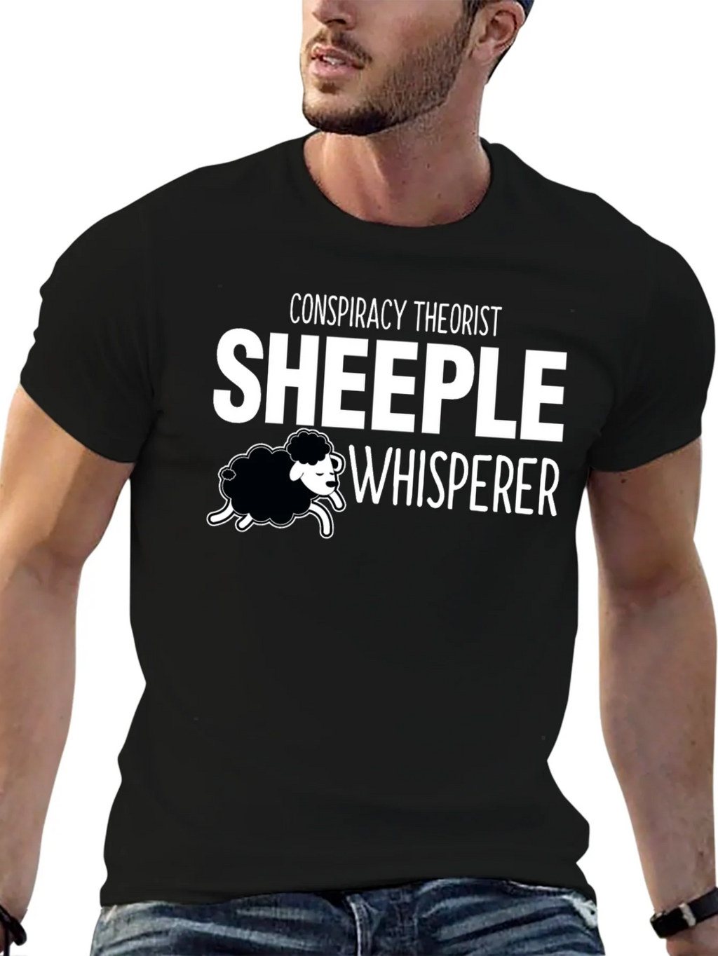 Conspiracy Theorist Sheeple Whisperer T-Shirt product image 6