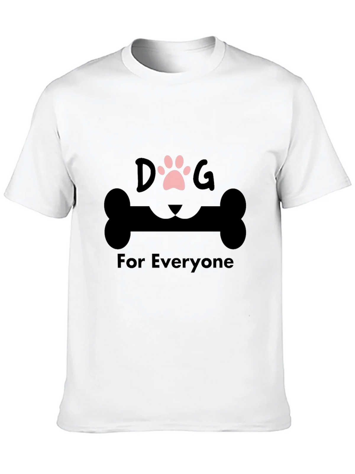 Dog For Everyone T-Shirt - Paw Print Bone Design product image 6