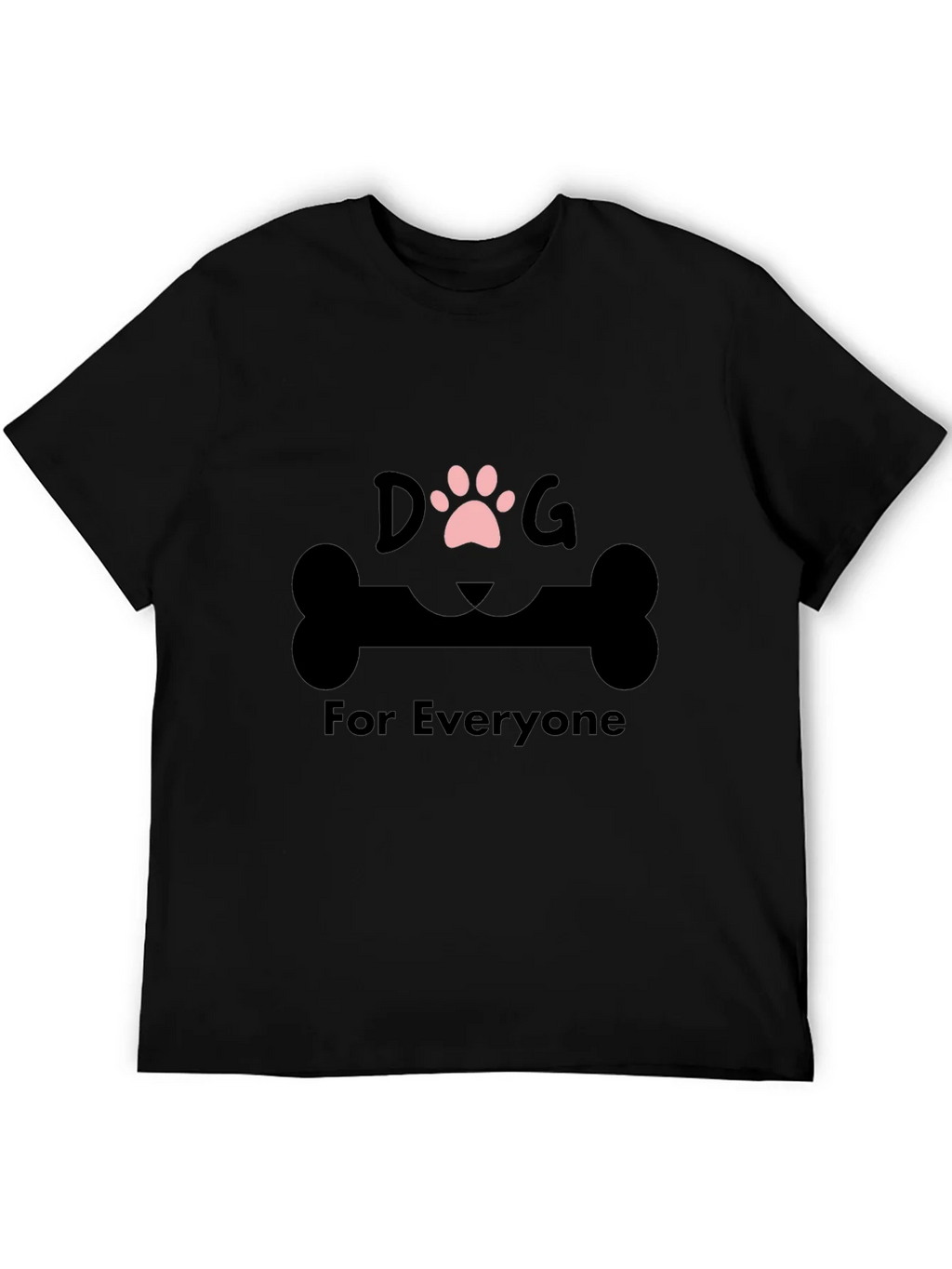 Dog For Everyone T-Shirt - Paw Print Bone Design product image 3