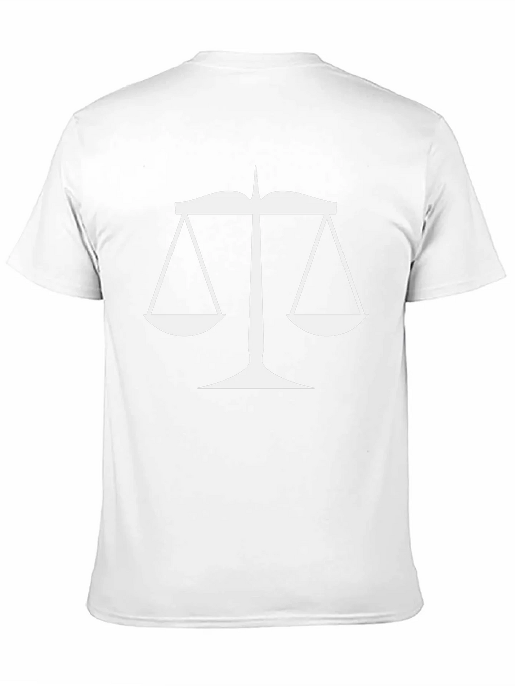 Scales of Justice Graphic Tee - Black Unisex Shirt product image 10