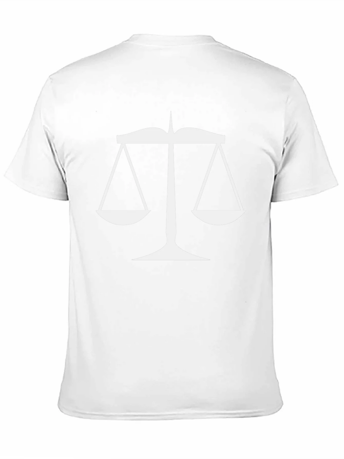 Scales of Justice Graphic Tee - Black Unisex Shirt product image 10