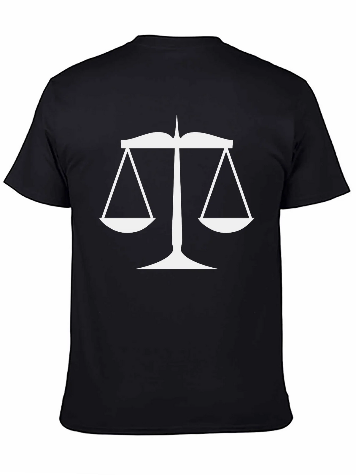 Scales of Justice Graphic Tee - Black Unisex Shirt product image 4