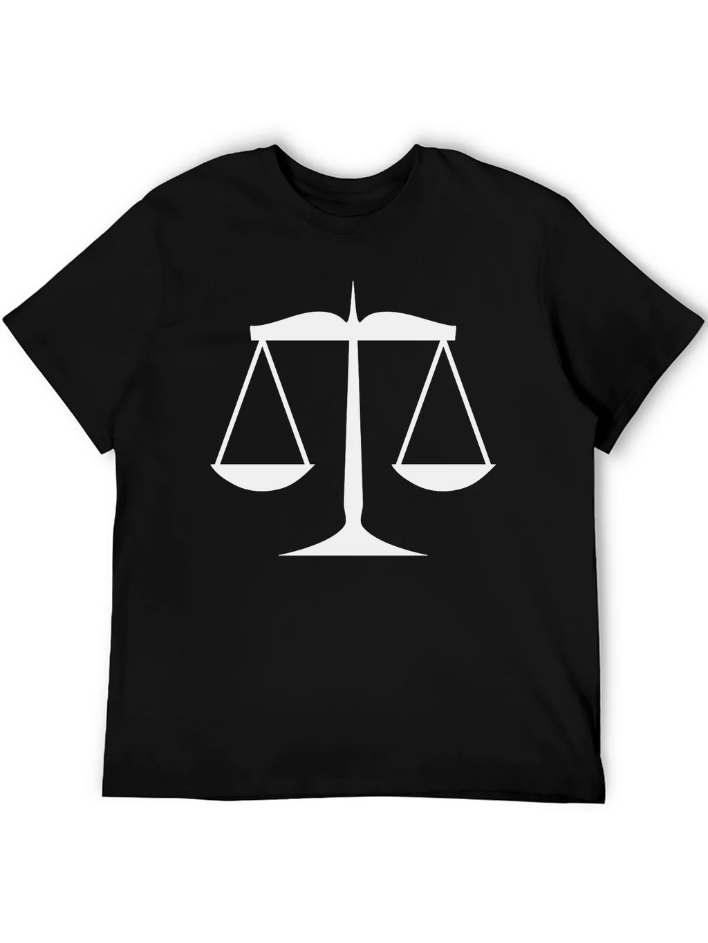 Scales of Justice Graphic Tee - Black Unisex Shirt product image 5