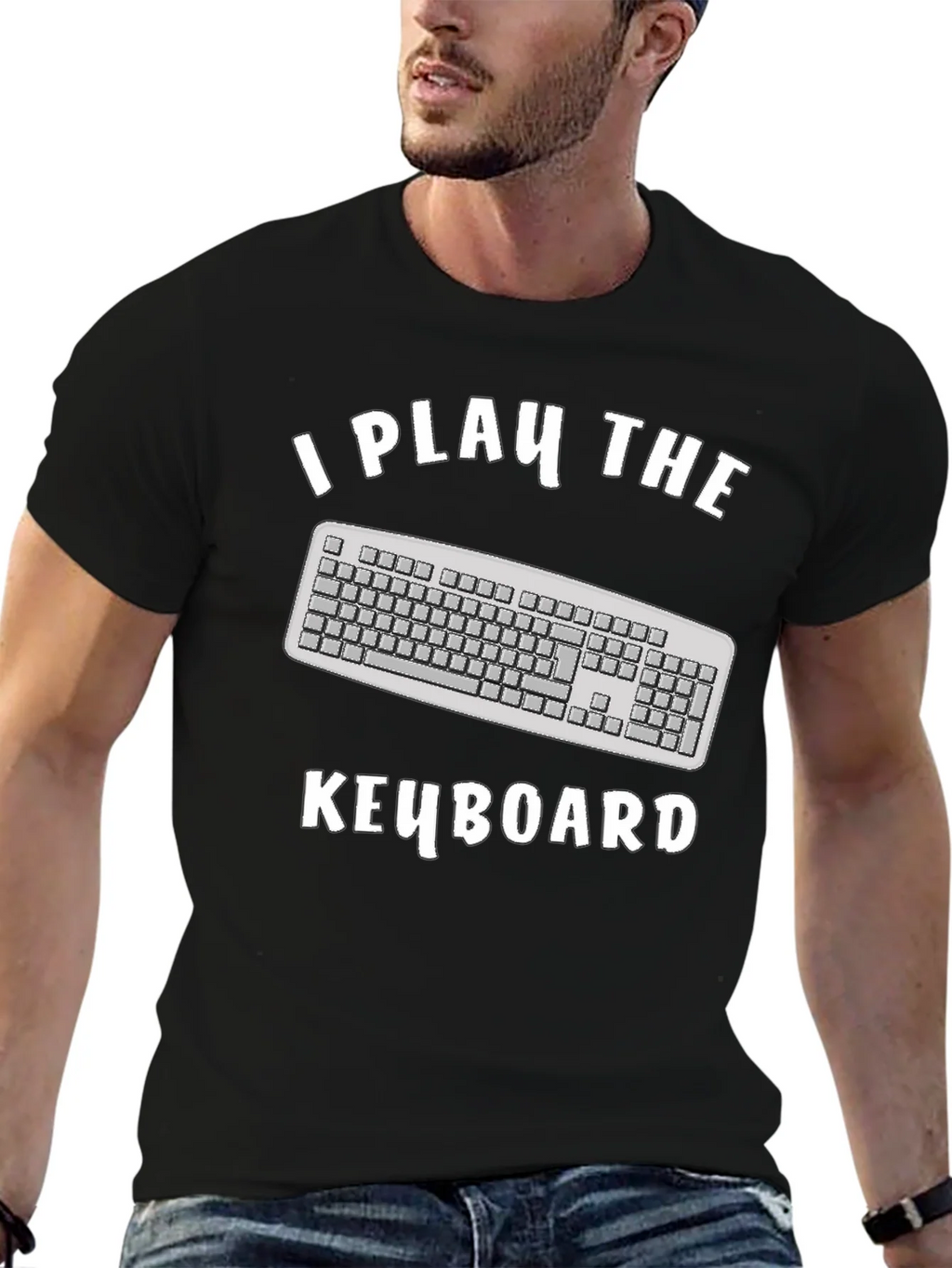 I Play The Keyboard T-Shirt - Funny Musician Tee product image 6