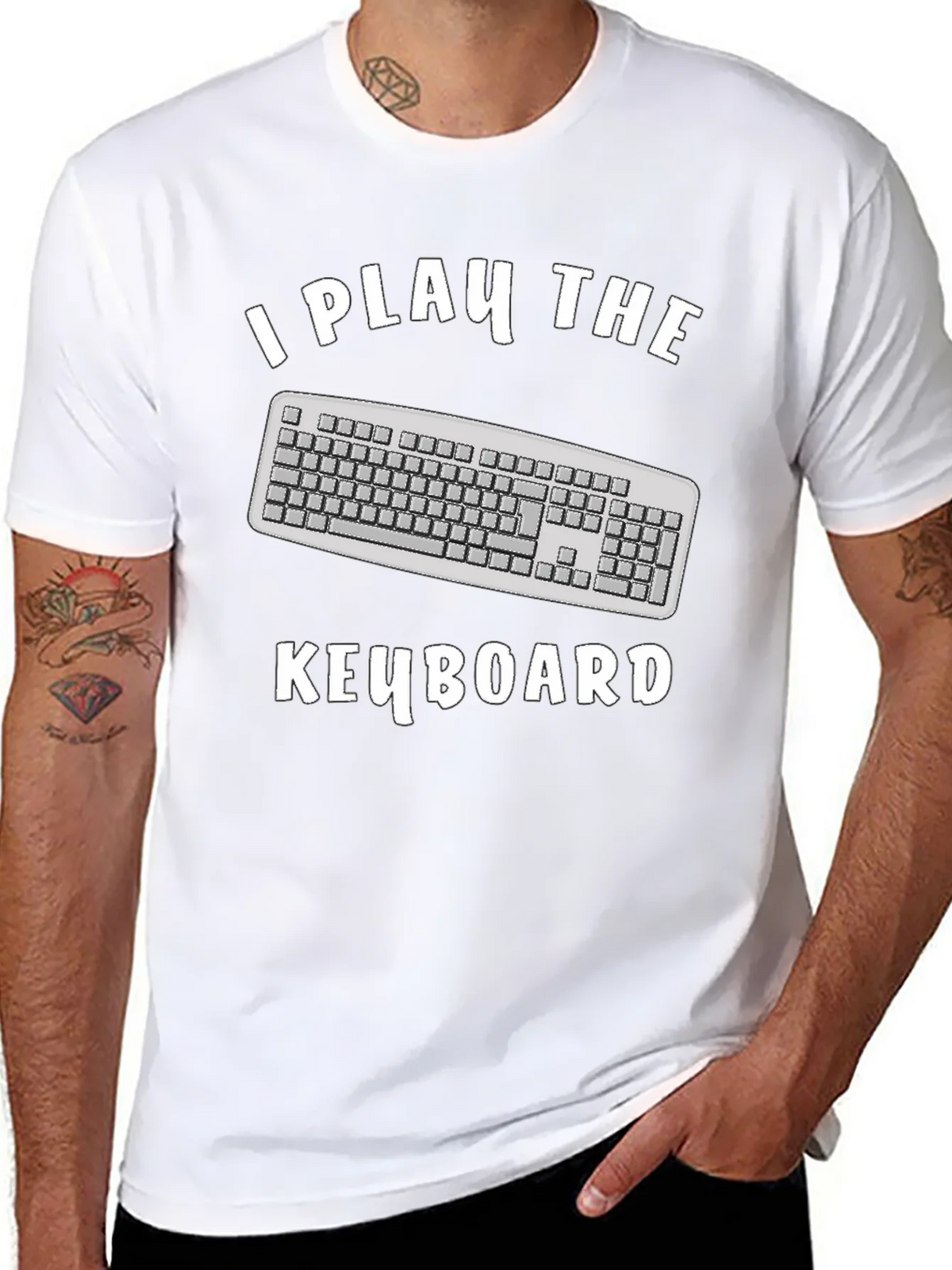 I Play The Keyboard T-Shirt - Funny Musician Tee product image 7
