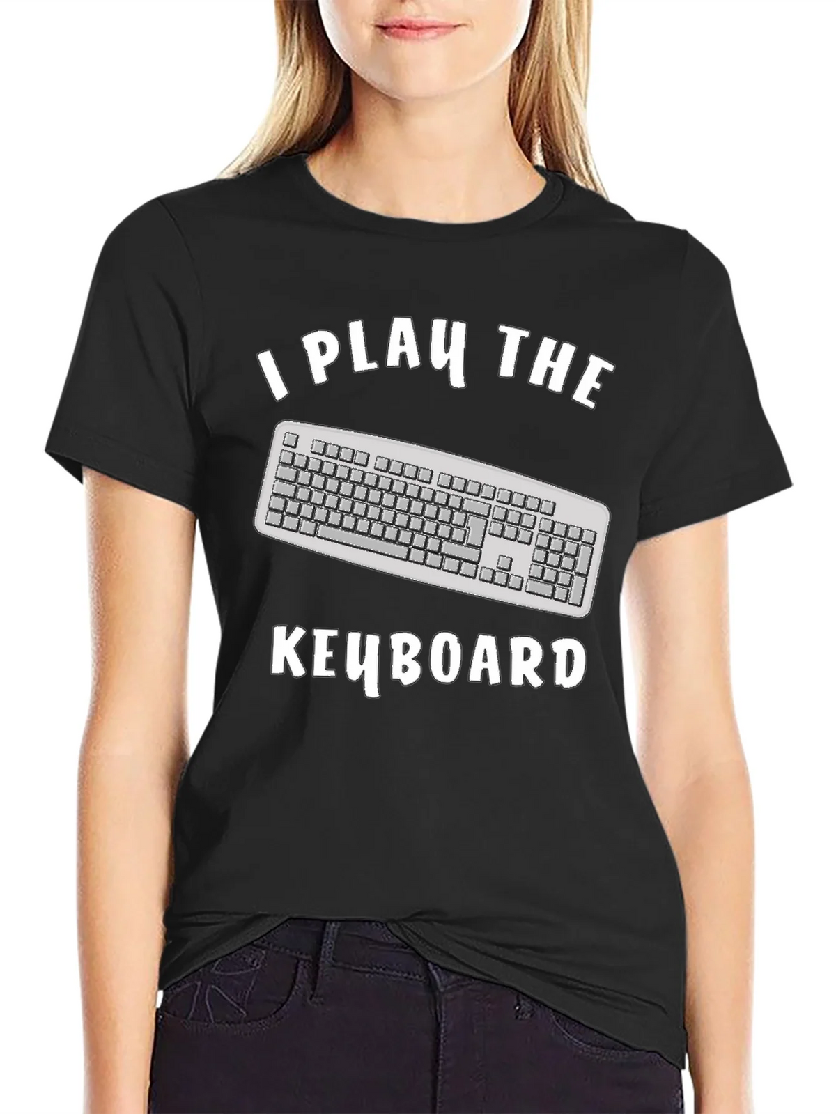 I Play The Keyboard T-Shirt - Funny Musician Tee product image 2