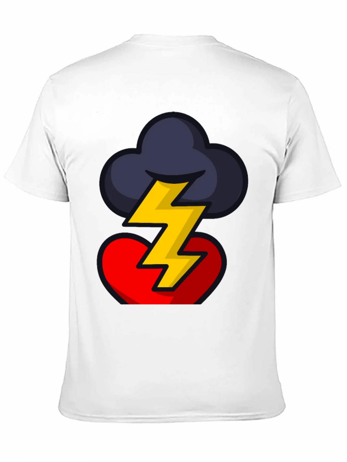 Stormy Heart Graphic Tee - Bold Design product image 9