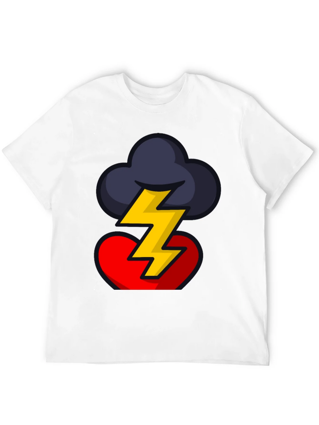 Stormy Heart Graphic Tee - Bold Design product image 10