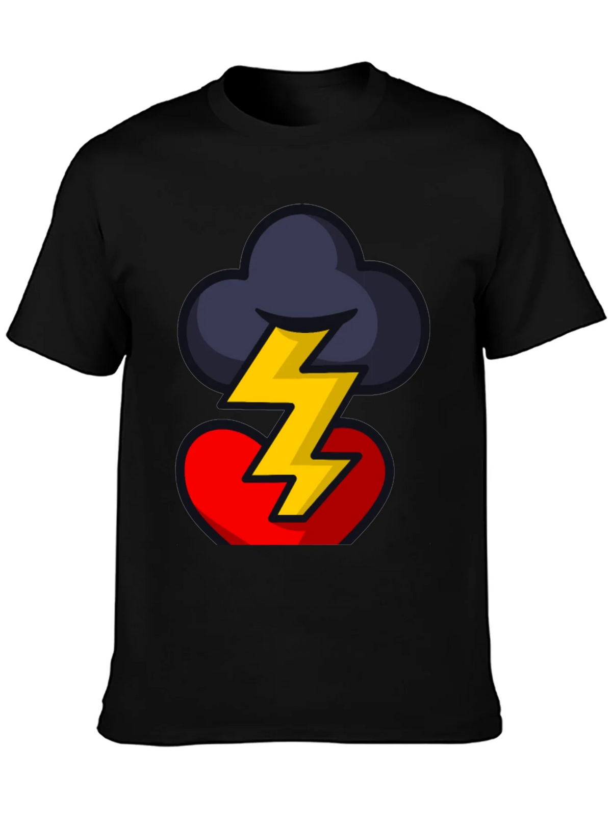Stormy Heart Graphic Tee - Bold Design product image 3