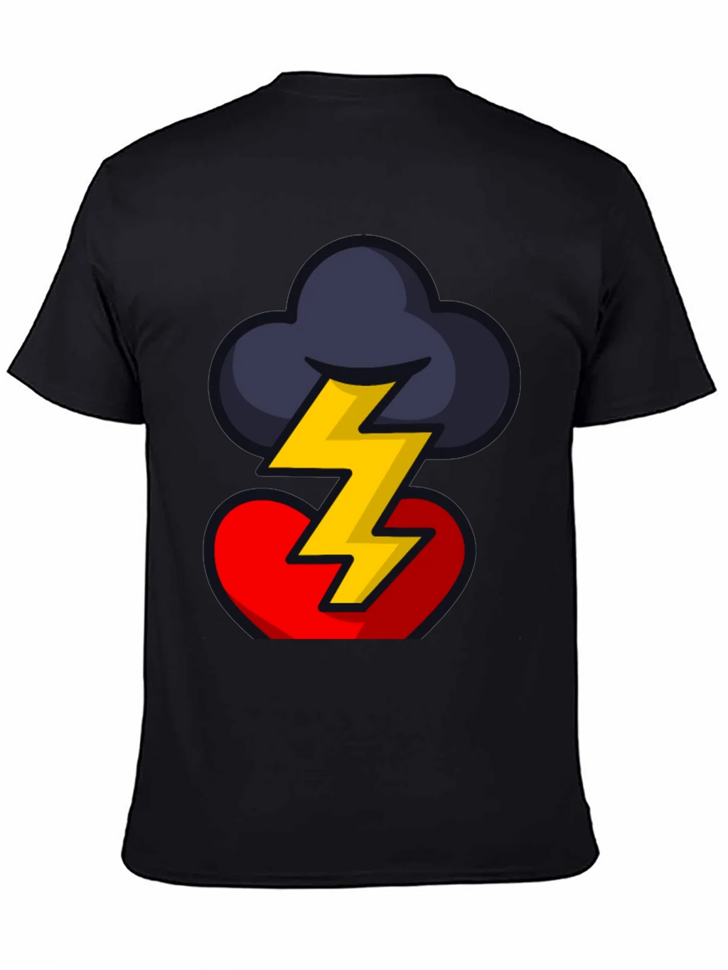 Stormy Heart Graphic Tee - Bold Design product image 4