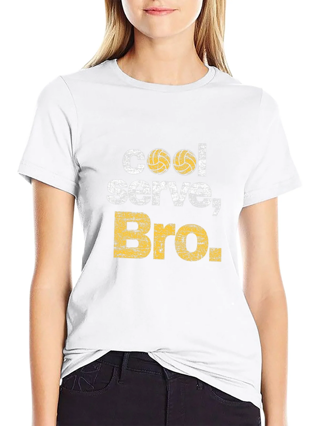 Cool Serve Bro Volleyball Graphic T-Shirt product image 8